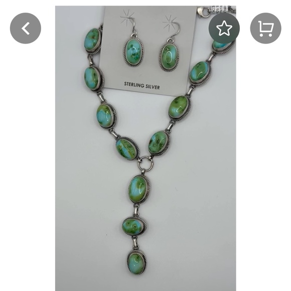 Authentic Shirley Henry Sonoran Gold Lariat AND Matching Earrings - Picture 6 of 9